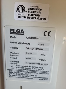 Thumbnail image of Elga Purelab Option R7\15 Water Purification System with Reservior Lab