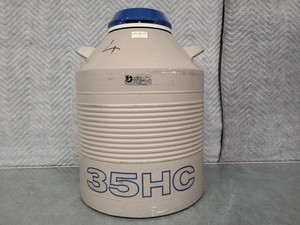 Thumbnail image of Union Carbide 35HC Liquid Nitrogen Cryogenic Storage Dewar (35L) Lab