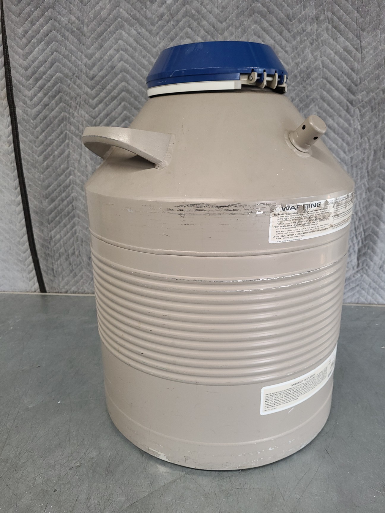 Image of Union Carbide 35HC Liquid Nitrogen Cryogenic Storage Dewar (35L) Lab