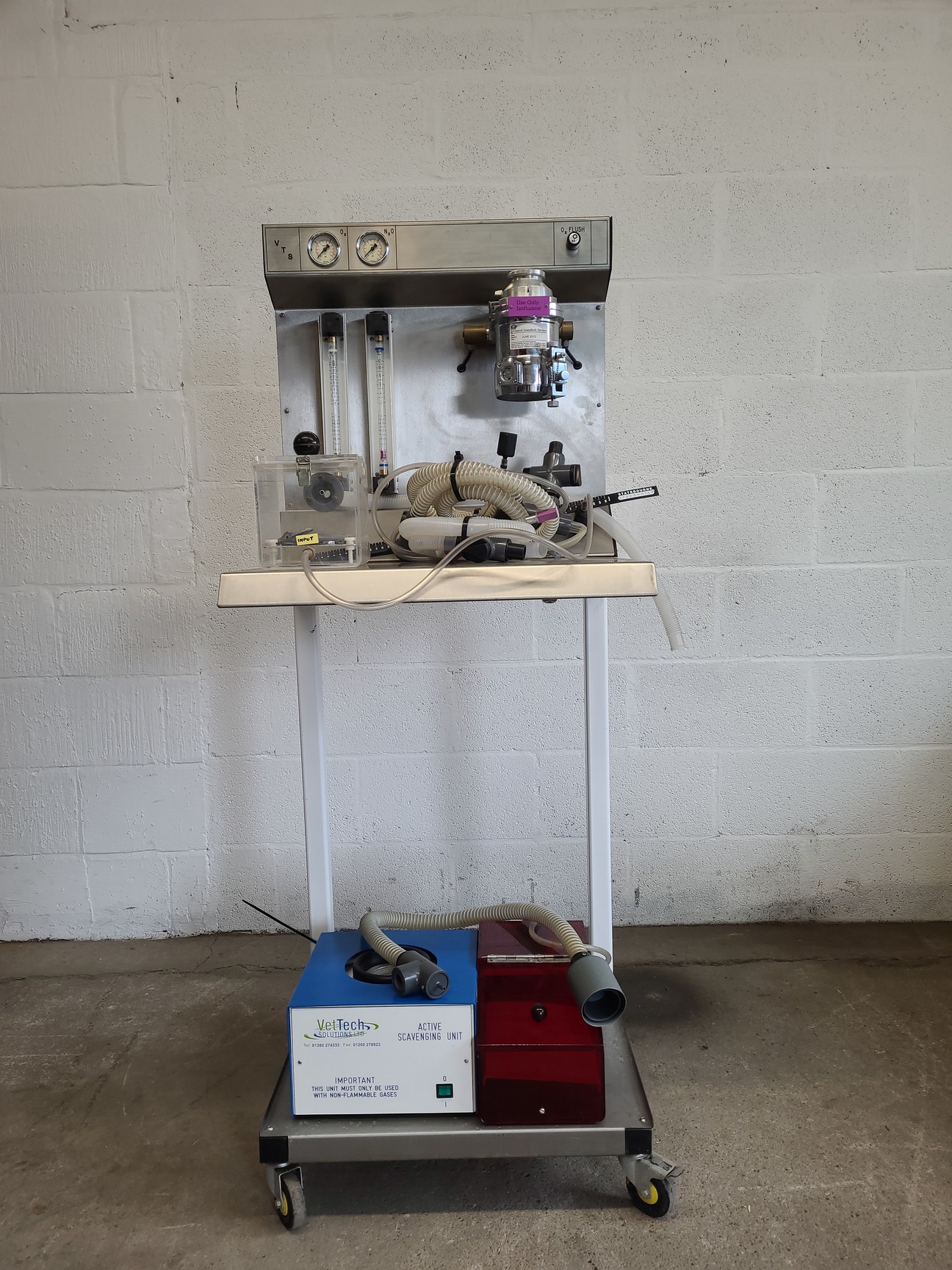 Image of Anaesthesia Machine System  - VetTech Scavenging Unit, Fortec Vaporiser Lab