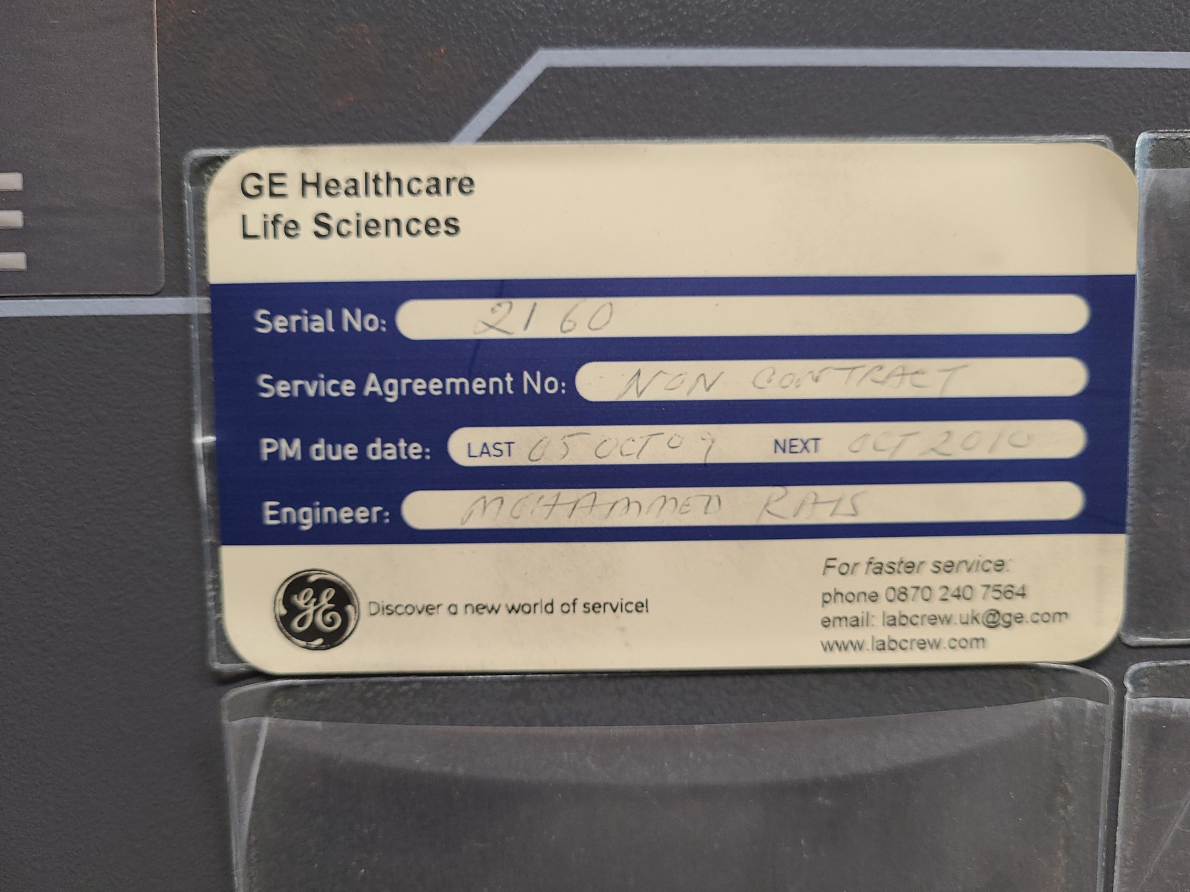 Image of GE BIAcore TM 2000 SPR Surface Plasmon Resonance System Lab