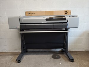 Thumbnail image of HP Designjet 500ps Model C7770B Large Format Inkjet Printer & Paper Faulty