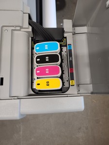 Thumbnail image of HP Designjet 500ps Model C7770B Large Format Inkjet Printer & Paper Faulty