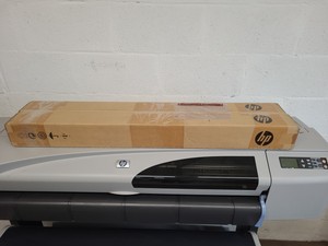 Thumbnail image of HP Designjet 500ps Model C7770B Large Format Inkjet Printer & Paper Faulty