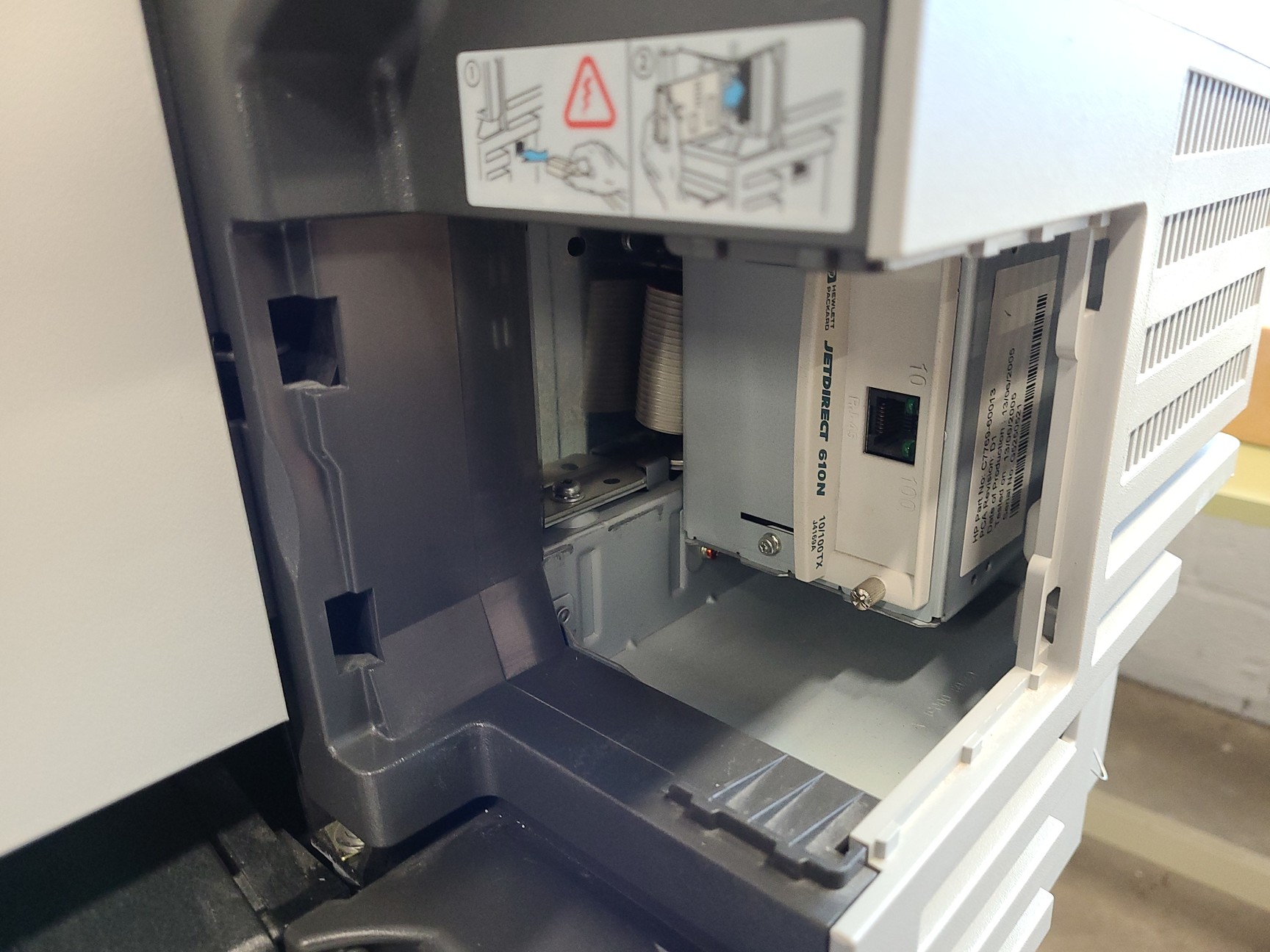 Image of HP Designjet 500ps Model C7770B Large Format Inkjet Printer & Paper Faulty