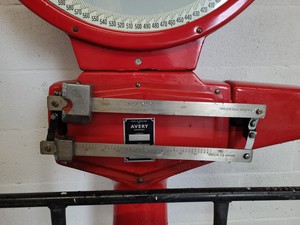 Thumbnail image of Avery Scales 3205 CLE Industrial Weighing Scales 1500lb Vintage Retro Film Prop
