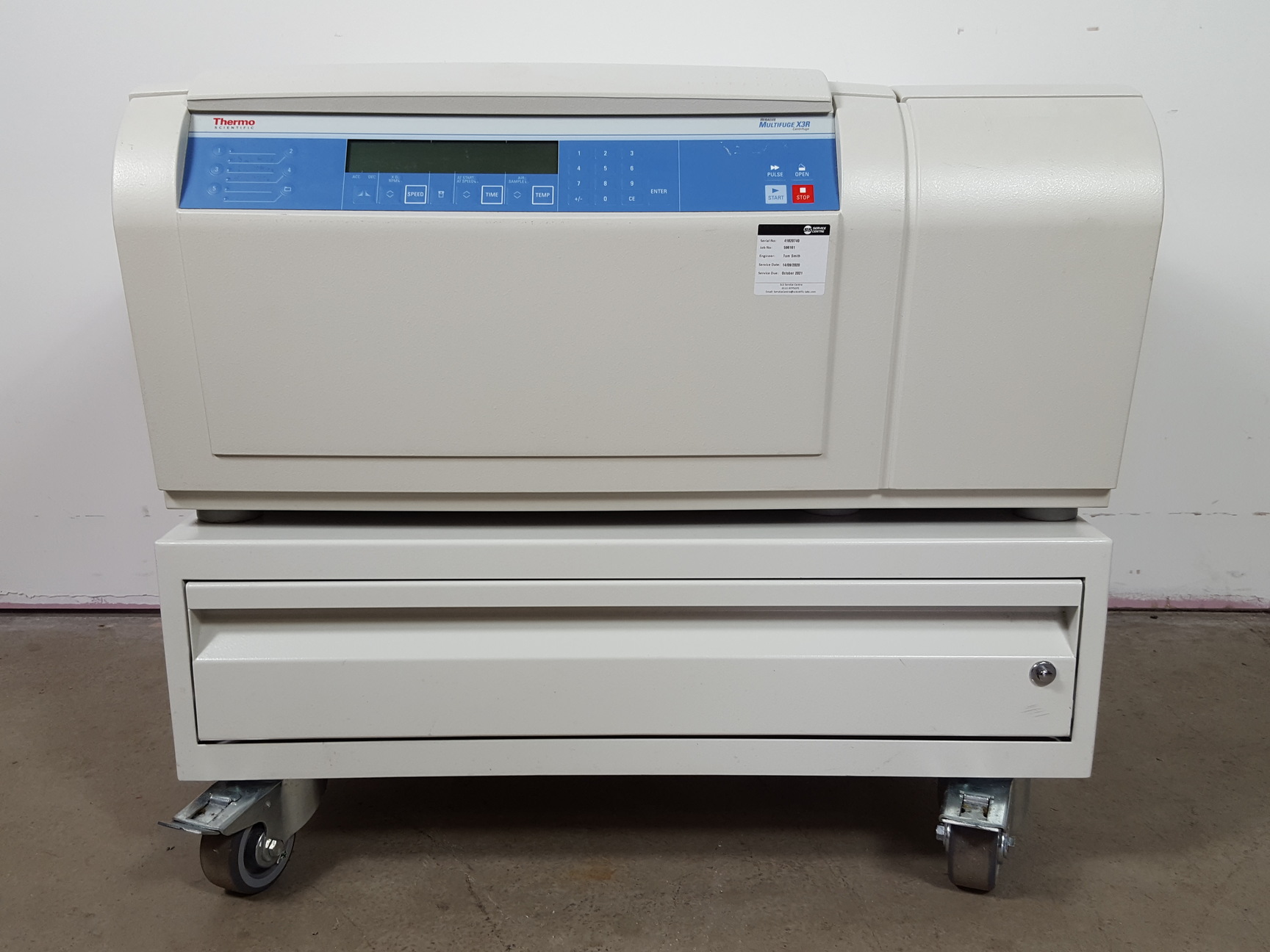 Image of Thermo Scientific Heraeus Multifuge X3R Centrifuge, 4200rpm Rotor & Trolley Lab
