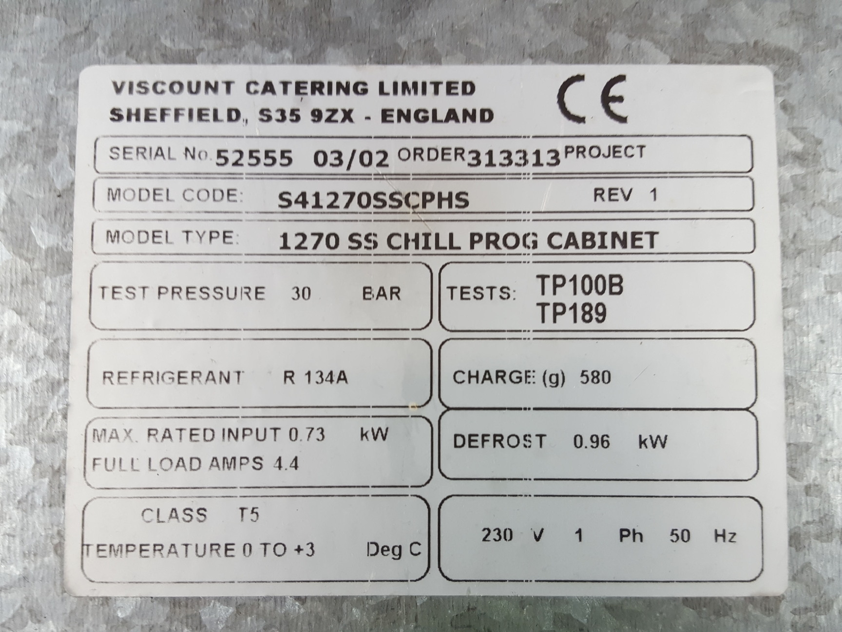 Image of Sadia Refrigeration 1270 SS Upright Refrigerator Chill Cabinet S41270SSCPS