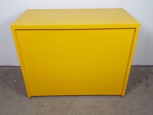 Thumbnail image of Benchtop Hazardous Yellow Flammable Chemical Cabinet Lab Storage COSHH