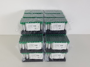 Thumbnail image of 22 Packs of 50 Vacuette Blood Collection Tubes 9ml LH Lithium Heparin EXPIRED