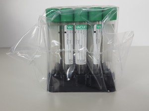 Thumbnail image of 22 Packs of 50 Vacuette Blood Collection Tubes 9ml LH Lithium Heparin EXPIRED