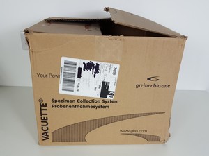 Thumbnail image of 22 Packs of 50 Vacuette Blood Collection Tubes 9ml LH Lithium Heparin EXPIRED