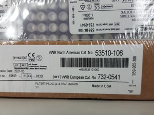 Thumbnail image of 8 x Trays of 960 VWR Sterile Aerosol Pipette Tips 1-200uL Lab 732-0541, 53510-10