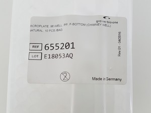 Thumbnail image of 9 Packs of 10 Greiner Bio-One 96 Well Microplates Lab 655201