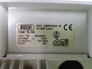 Thumbnail image of Buchi Rotavapor R-114 Rotary Evaporator Unit Lab Spares or Repairs