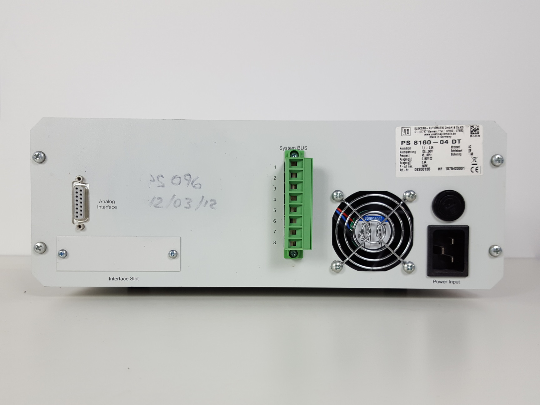 Image of Elektro-Automatik PS 8160-04 DT Bench Power Supply Lab