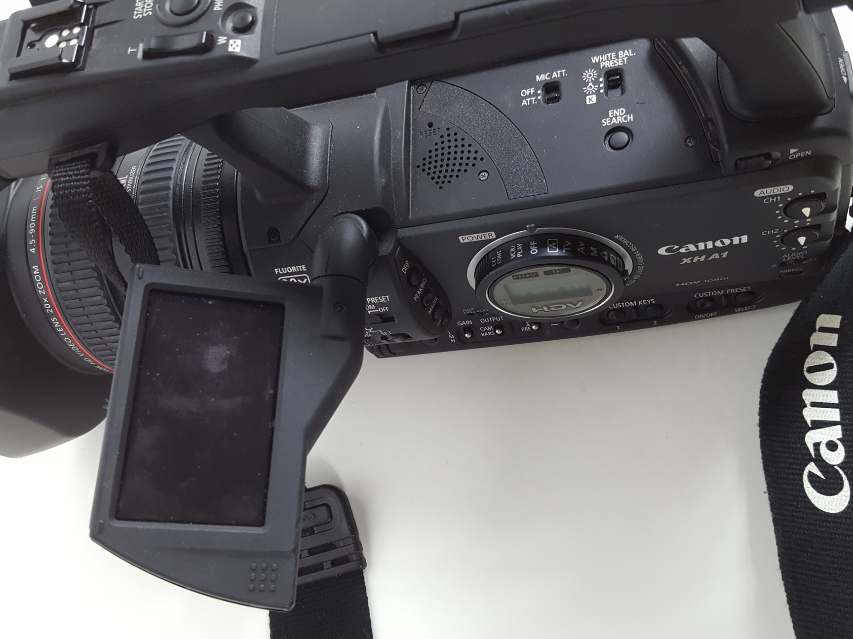 Image of Canon XH A1 Camcorder HDV 1080i Video Camera & Charger with Spare Battery