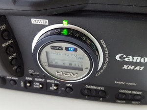Thumbnail image of Canon XH A1 Camcorder HDV 1080i Video Camera & Charger with Spare Battery