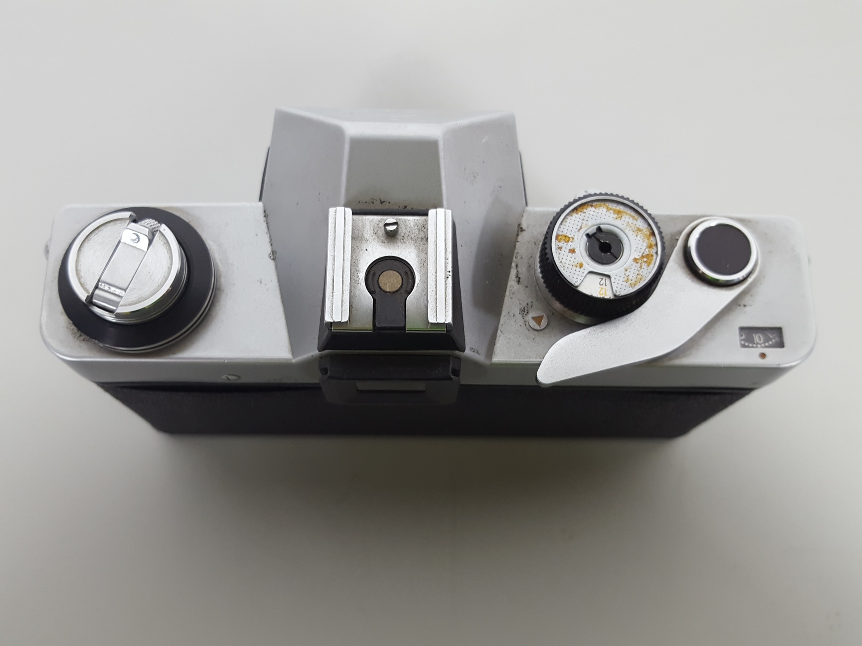 Image of Lot of 3 Vintage Film Cameras Practika L & BC 1 & Canon EOS 10