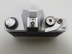Thumbnail image of Lot of 3 Vintage Film Cameras Practika L & BC 1 & Canon EOS 10