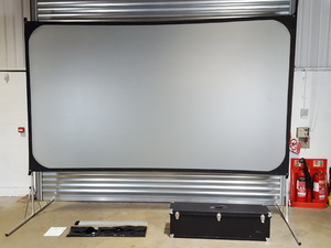 Thumbnail image of Harkins Screens Easi-Rect Rear Projection Stand and Screen 12' x 6'11" 366x274cm