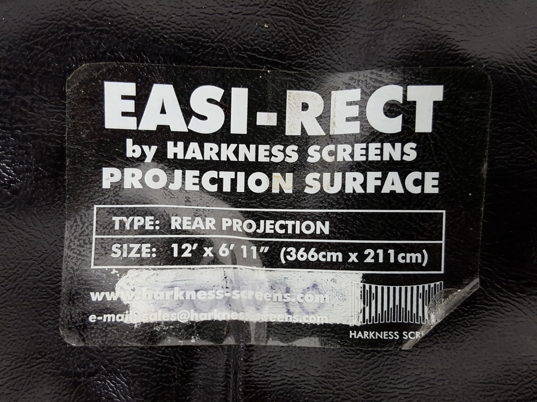 Image of Harkins Screens Easi-Rect Rear Projection Stand and Screen 12' x 6'11" 366x274cm