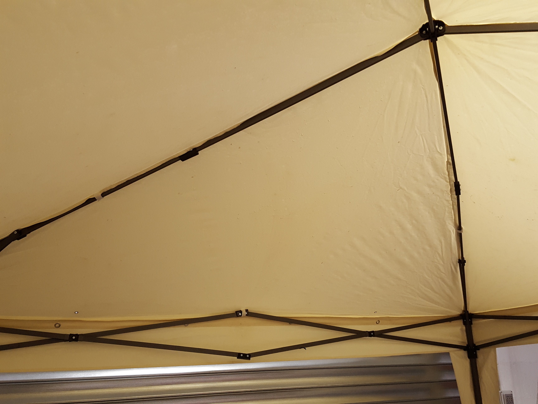 Image of Pop-Up Event / Garden Gazebo 292 x 292 x 260cm LWH Cream / Beige