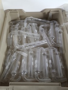 Thumbnail image of Job Lot Jointed Lab Glassware, Round Bottomed Flasks, Condensers, Chemistry