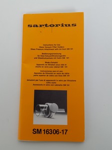 Thumbnail image of Lot of Sartorius SM16307 Glass Vacuum Filter Holders & Spare Parts Lab Glassware
