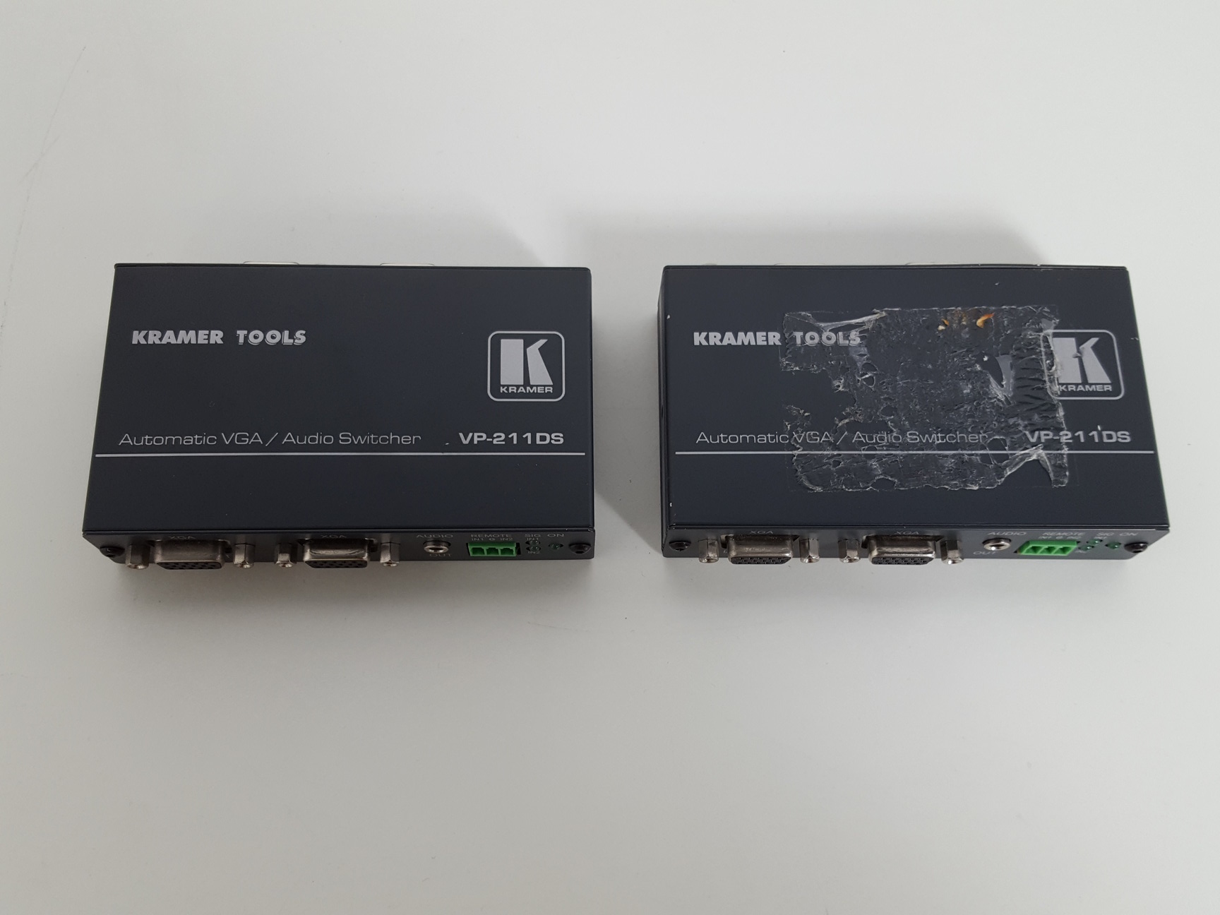 Image of 2 x Kramer Tools VGA Switchers WA-2N, VP-211DS, WXA-1 & 2 x RC-8IRE Controllers 