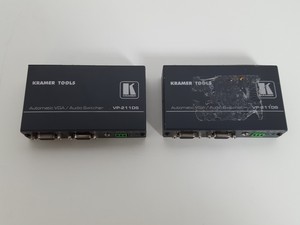 Thumbnail image of 2 x Kramer Tools VGA Switchers WA-2N, VP-211DS, WXA-1 & 2 x RC-8IRE Controllers 