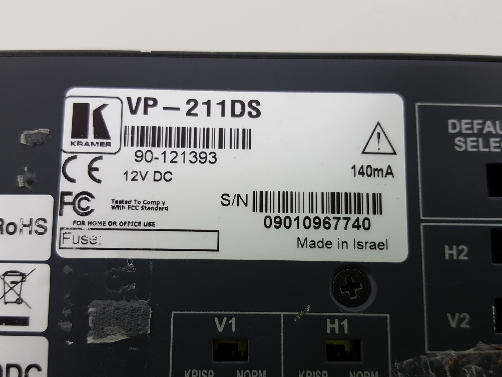 Image of 2 x Kramer Tools VGA Switchers WA-2N, VP-211DS, WXA-1 & 2 x RC-8IRE Controllers 