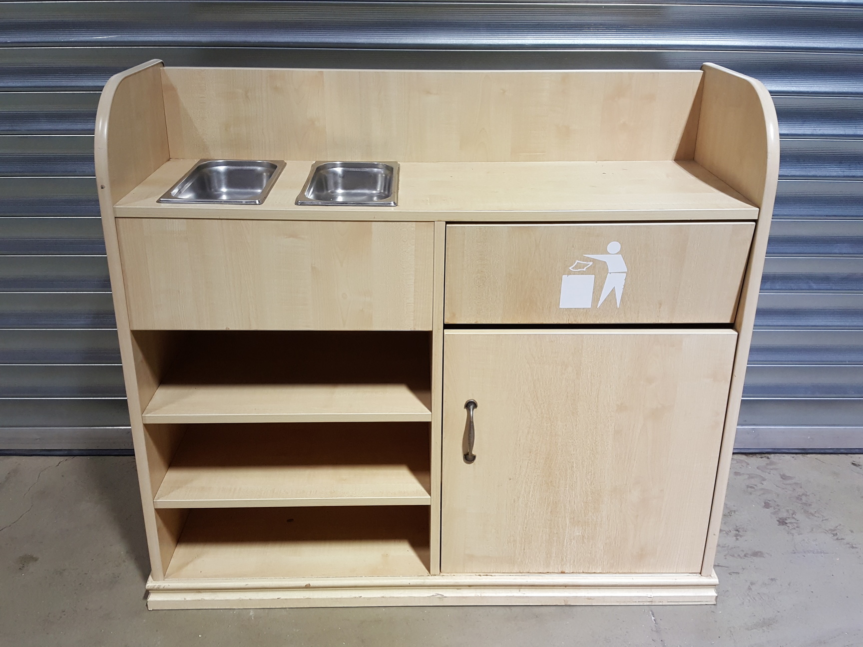 Image of Victor Caribbean Recycling Bin Shelving and Cutlery Trays Catering Coffee Shop