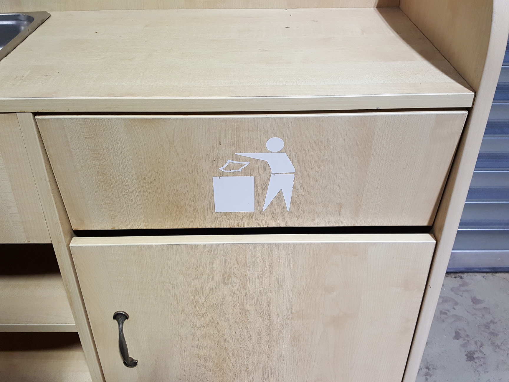 Image of Victor Caribbean Recycling Bin Shelving and Cutlery Trays Catering Coffee Shop