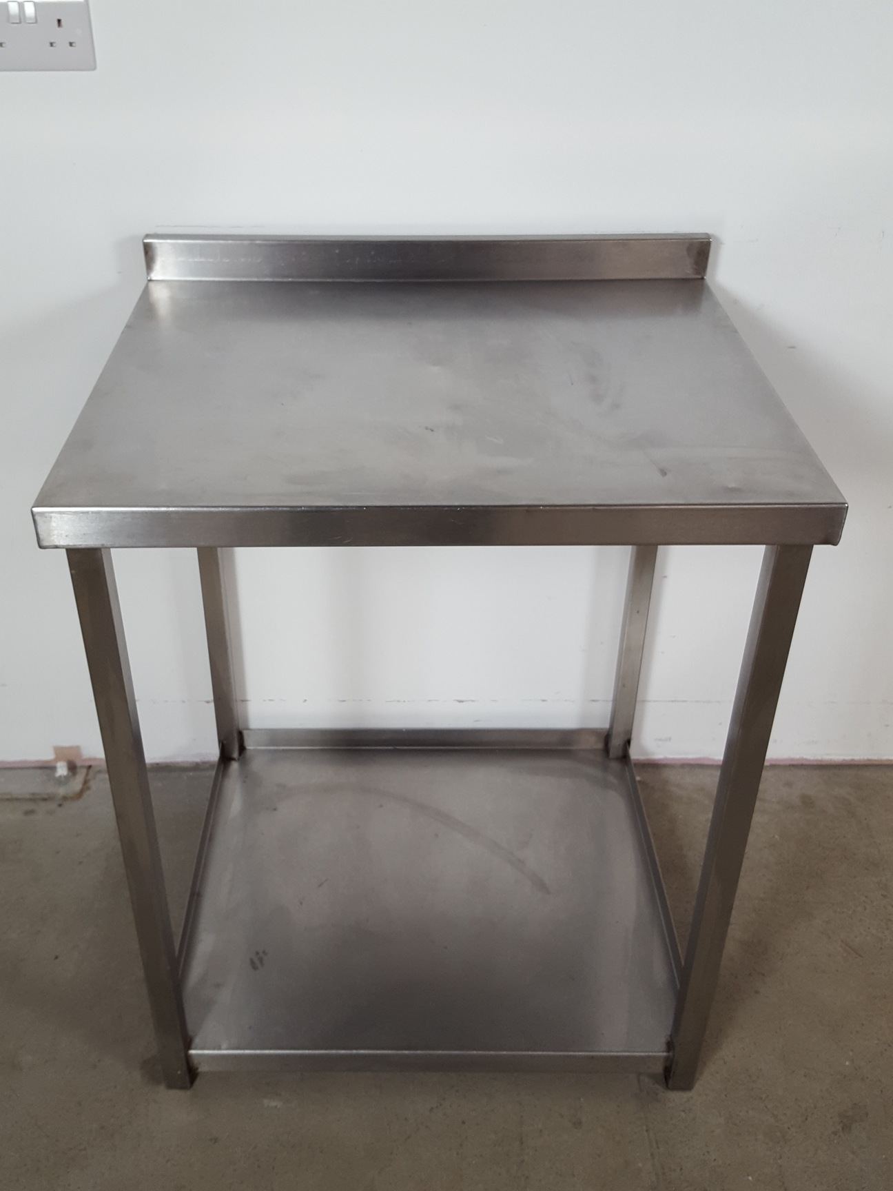 Image of Catering Kitchen Stainless Steel Prep Work Table 70x60x91cm LWH