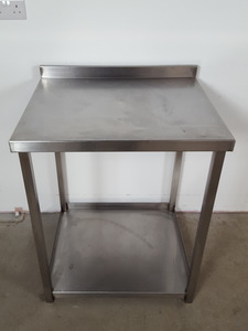 Thumbnail image of Catering Kitchen Stainless Steel Prep Work Table 70x60x91cm LWH