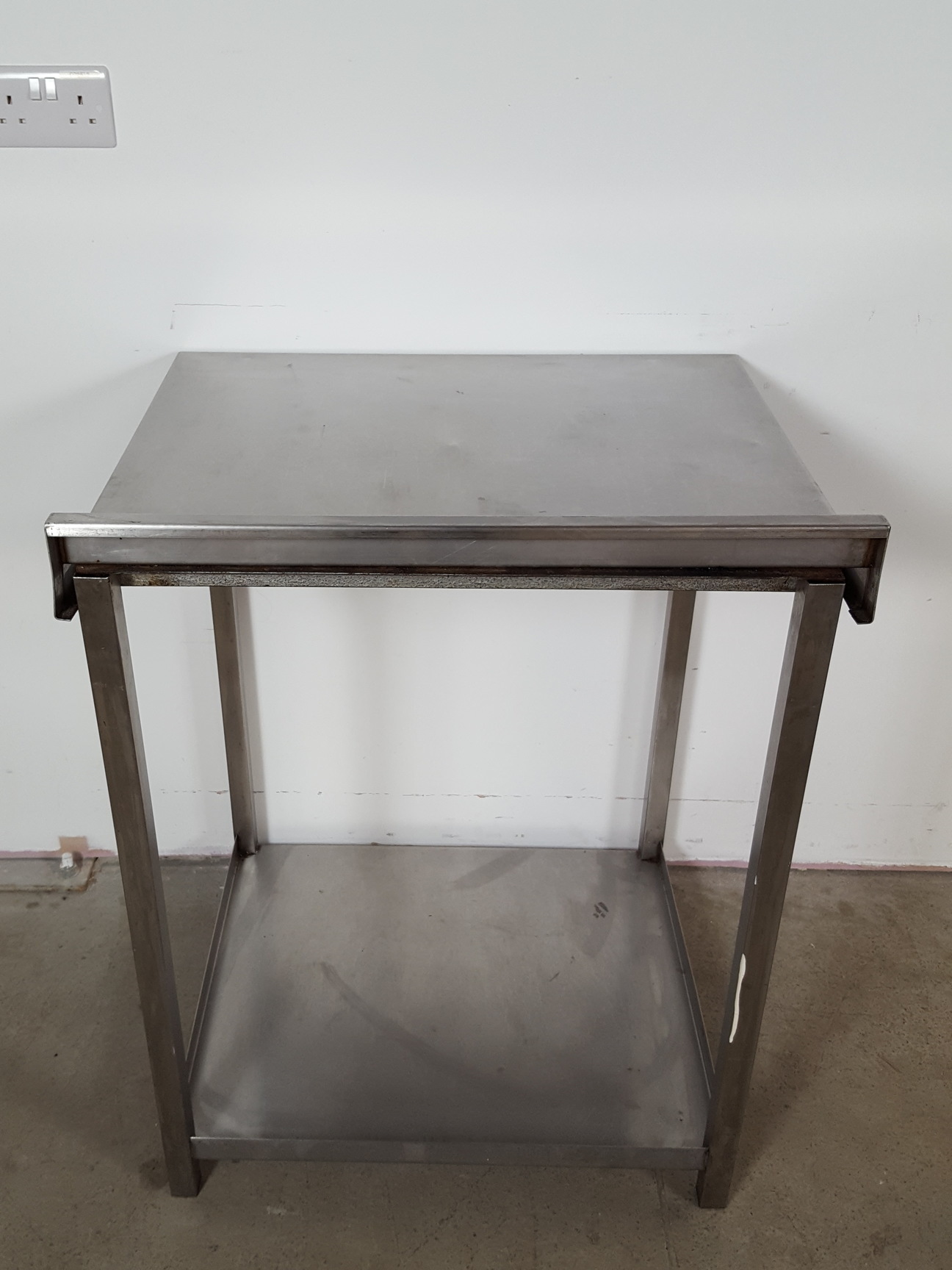 Image of Catering Kitchen Stainless Steel Prep Work Table 70x60x91cm LWH