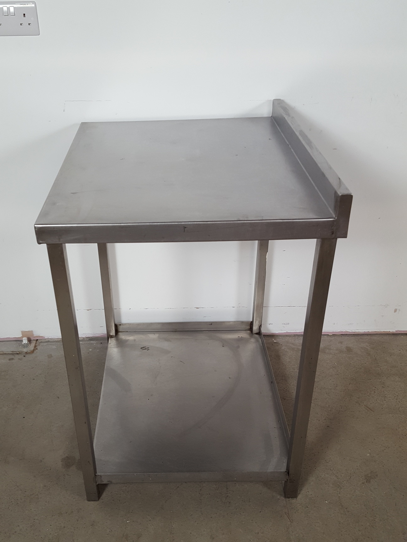Image of Catering Kitchen Stainless Steel Prep Work Table 70x60x91cm LWH