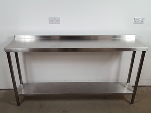 Thumbnail image of Catering Kitchen Stainless Steel Prep Work Table 170x40x95cm LWH