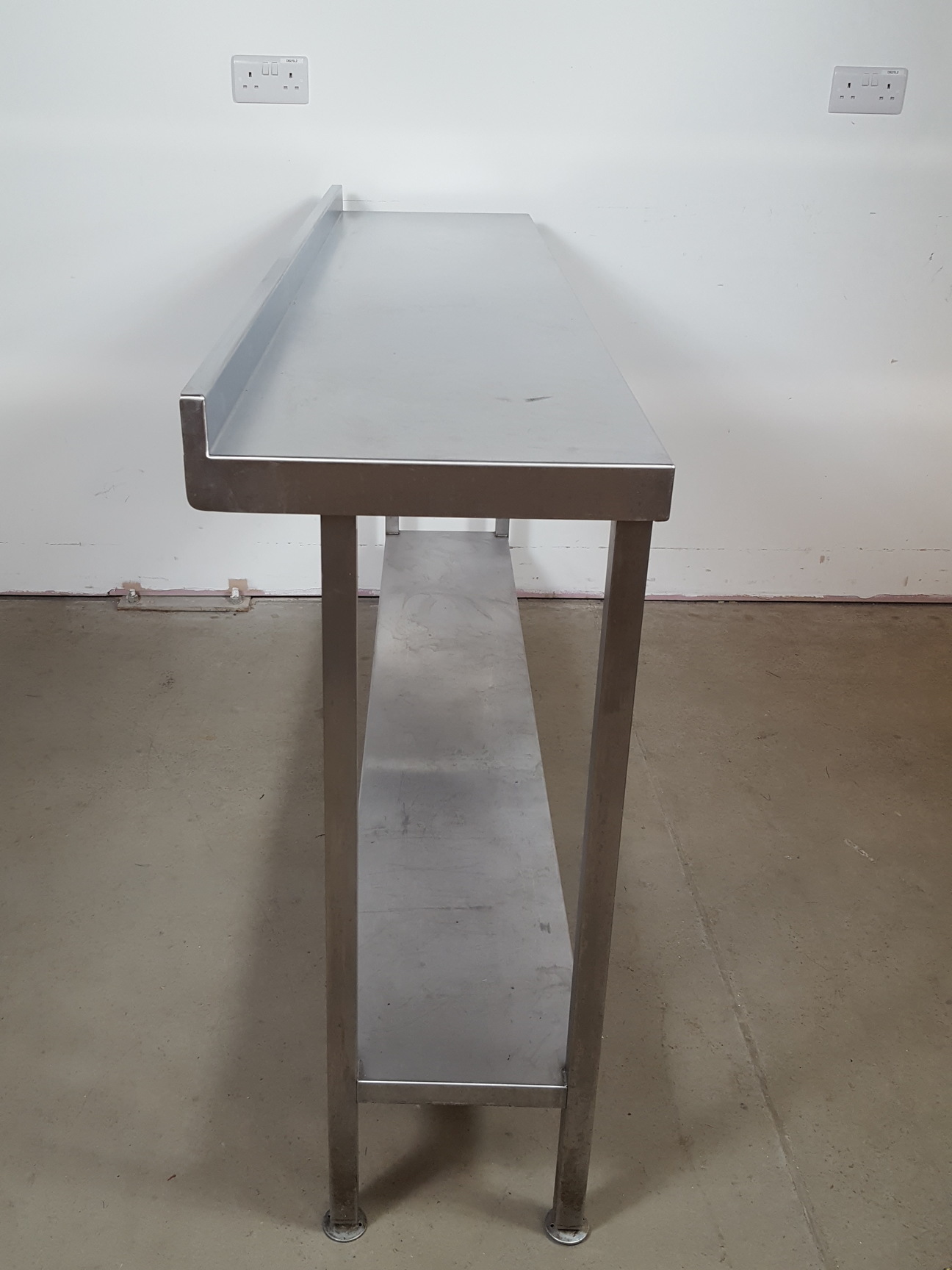 Image of Catering Kitchen Stainless Steel Prep Work Table 170x40x95cm LWH