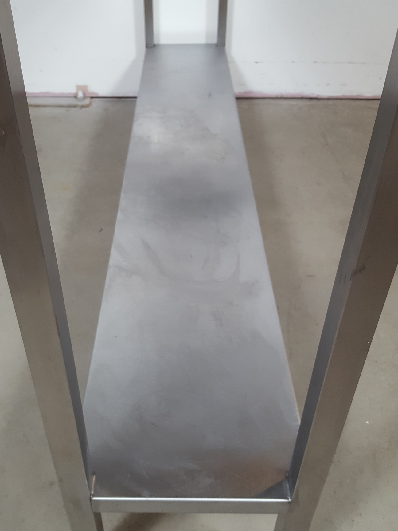 Image of Catering Kitchen Stainless Steel Prep Work Table 170x40x95cm LWH