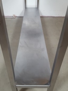 Thumbnail image of Catering Kitchen Stainless Steel Prep Work Table 170x40x95cm LWH