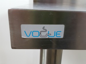 Thumbnail image of Vogue Catering Kitchen Stainless Steel Work Table Upstand 160x60x97cm LWH