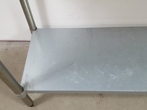 Thumbnail image of Vogue Catering Kitchen Stainless Steel Work Table Upstand 160x60x97cm LWH