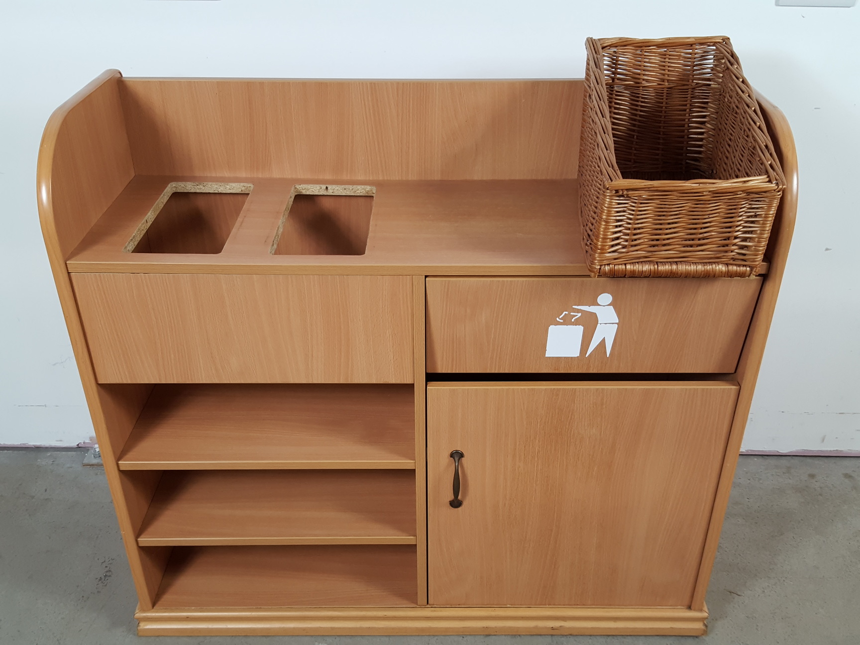 Image of Condiment Coffee Unit + Bread Basket, Shelves & Litter Bin Commercial Catering