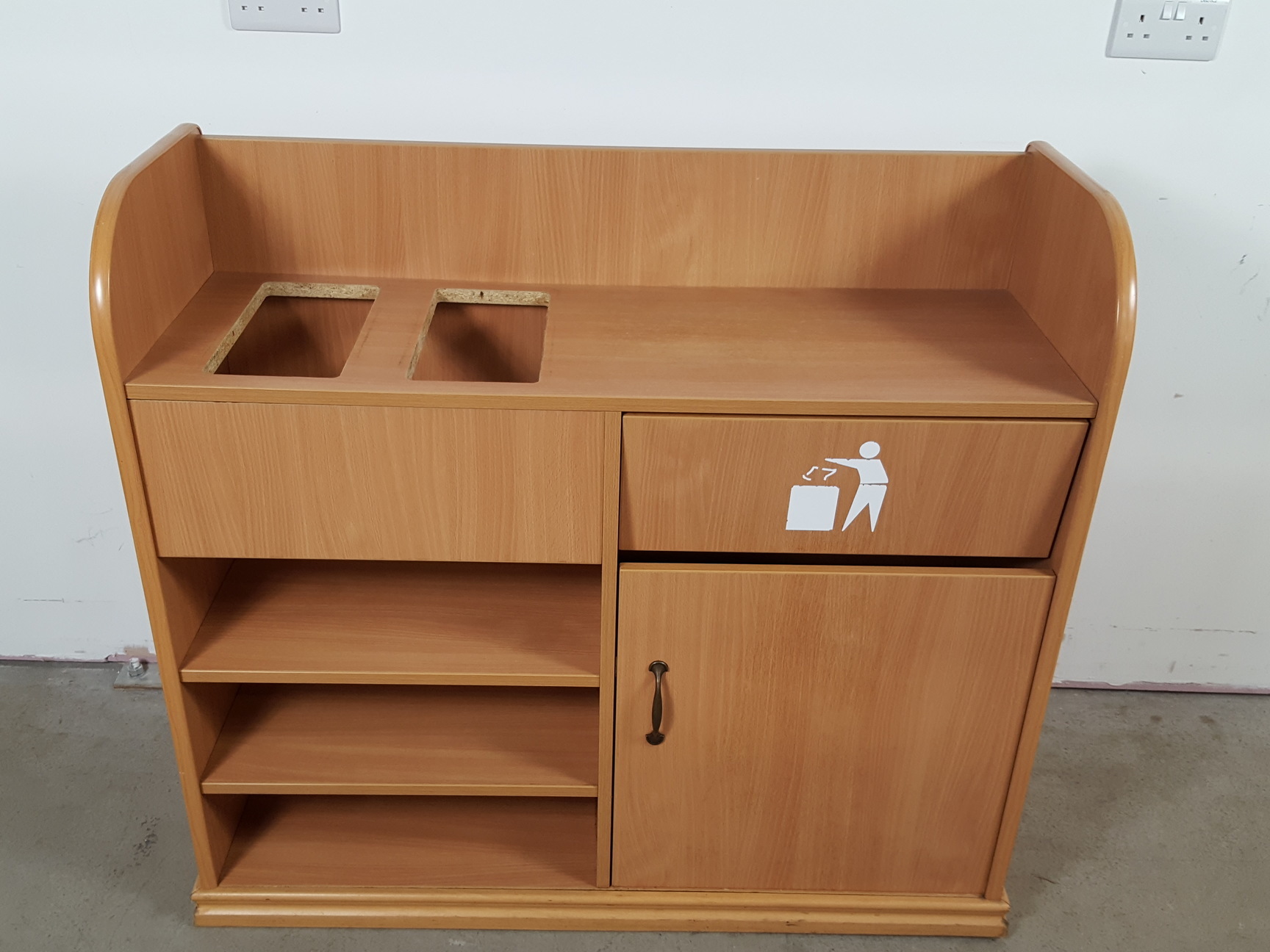 Image of Condiment Coffee Unit + Bread Basket, Shelves & Litter Bin Commercial Catering