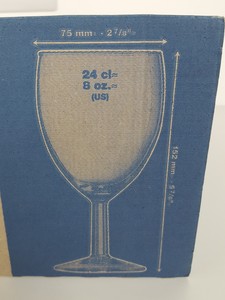 Thumbnail image of 283 x Savoie Wine Glasses - 30x 35cl (Large), 39x 24cl (Med), 214x 19cl (Small)