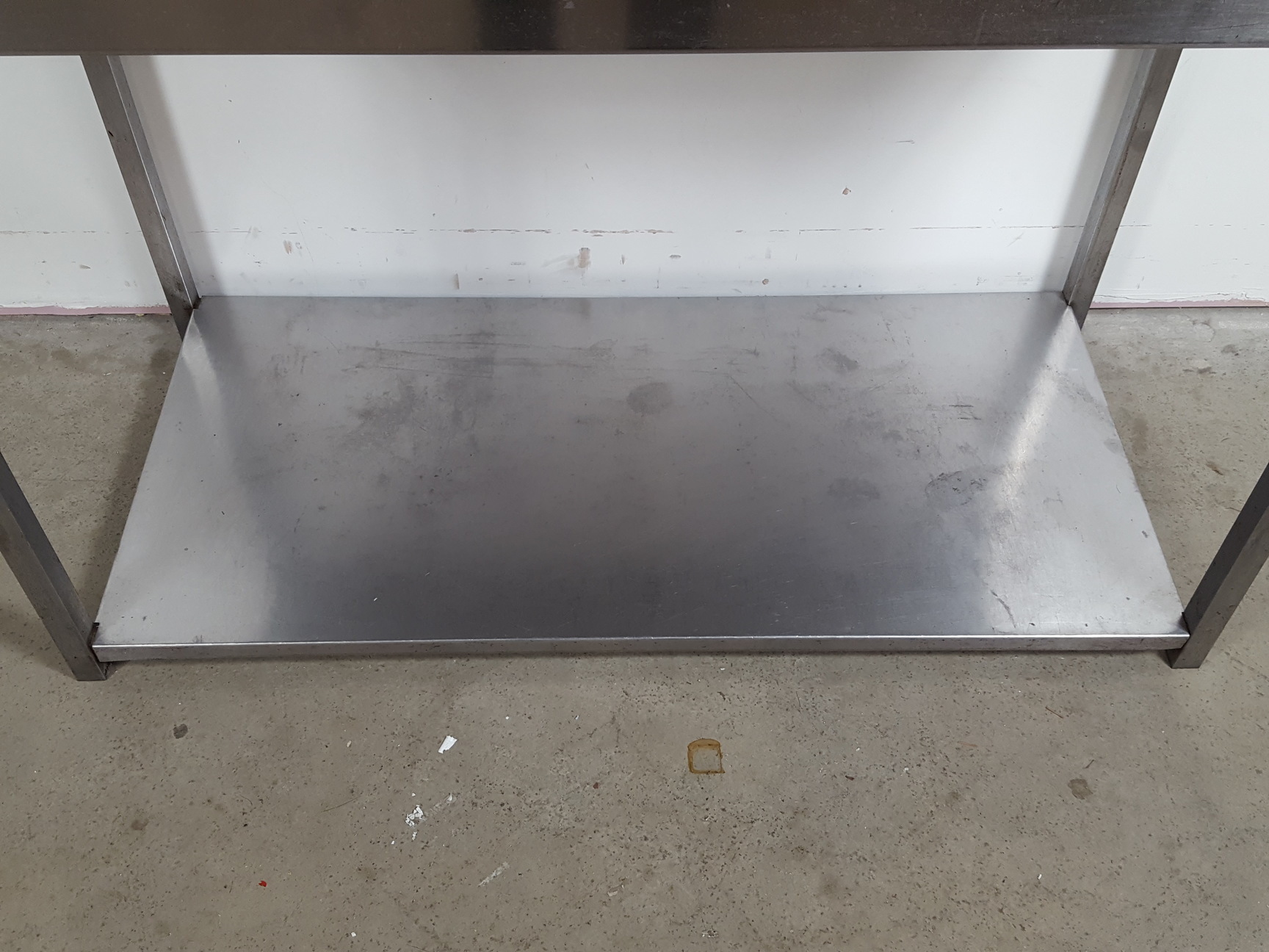 Image of Catering Kitchen Stainless Steel Prep Work Table 120x60x77cm LWH