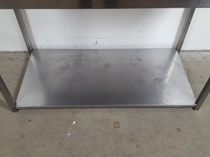 Thumbnail image of Catering Kitchen Stainless Steel Prep Work Table 120x60x77cm LWH