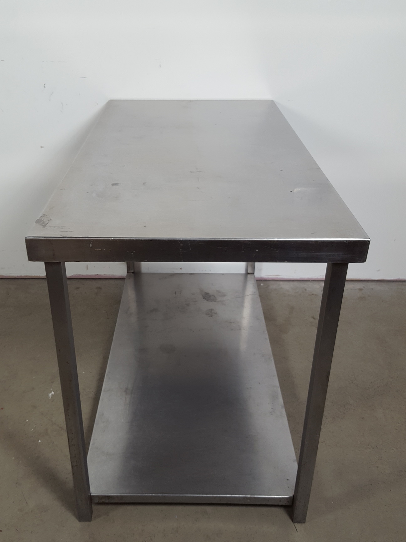 Image of Catering Kitchen Stainless Steel Prep Work Table 120x60x77cm LWH